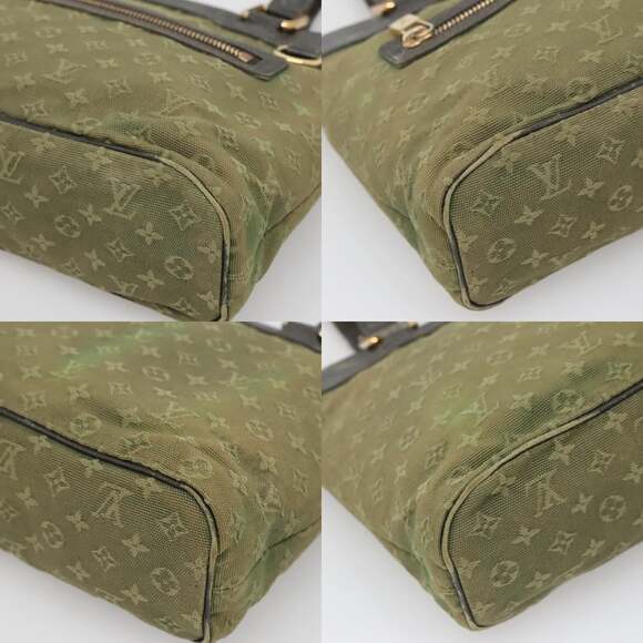 LOUIS VUITTON Monogram Mini Lucille PM Hand Bag Tst Khaki M92682 - Picture 10 of 12